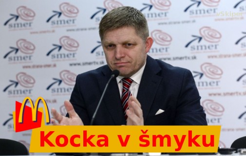 Kocka v šmyku